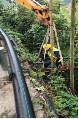 加快工程建設 助力鄉(xiāng)村振興 —臨港公司加快建設龍頭山給水管道工程